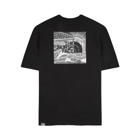 The North Face T-shirt da uomo M S/S Red Box Cel Tee NF0A7X1KJK31 black Perfect Layering Cozy Wearable