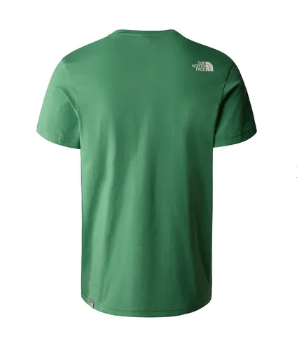 The North Face T-shirt da uomo manica corta Simple Dome NF0A2TX5111 verde bottiglia Breezy Design