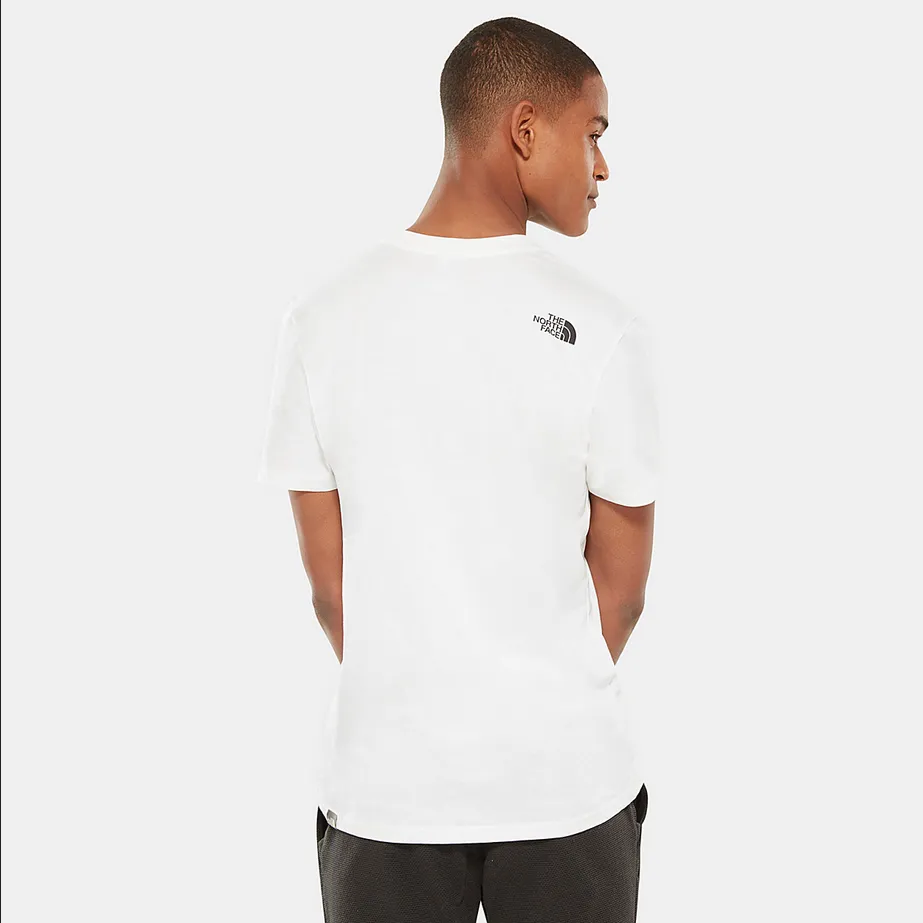 The North Face T-shirt maniche corte da uomo Easy NF0A2TX3FN41 bianco Versatile Comfort Wear
