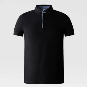 Durable Buttonholes FadeResistant Dye The North Fece Polo manica corta da uomo Premium Piquet NF00CEV4JK31 nero