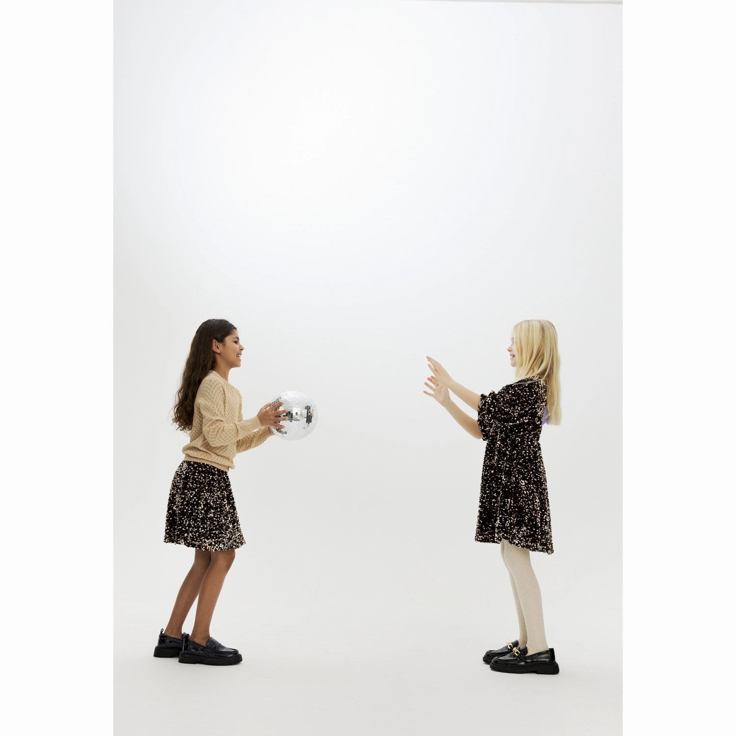 The New Black Beauty Marlin Sequin Dress Statement-Buttons Street Casual