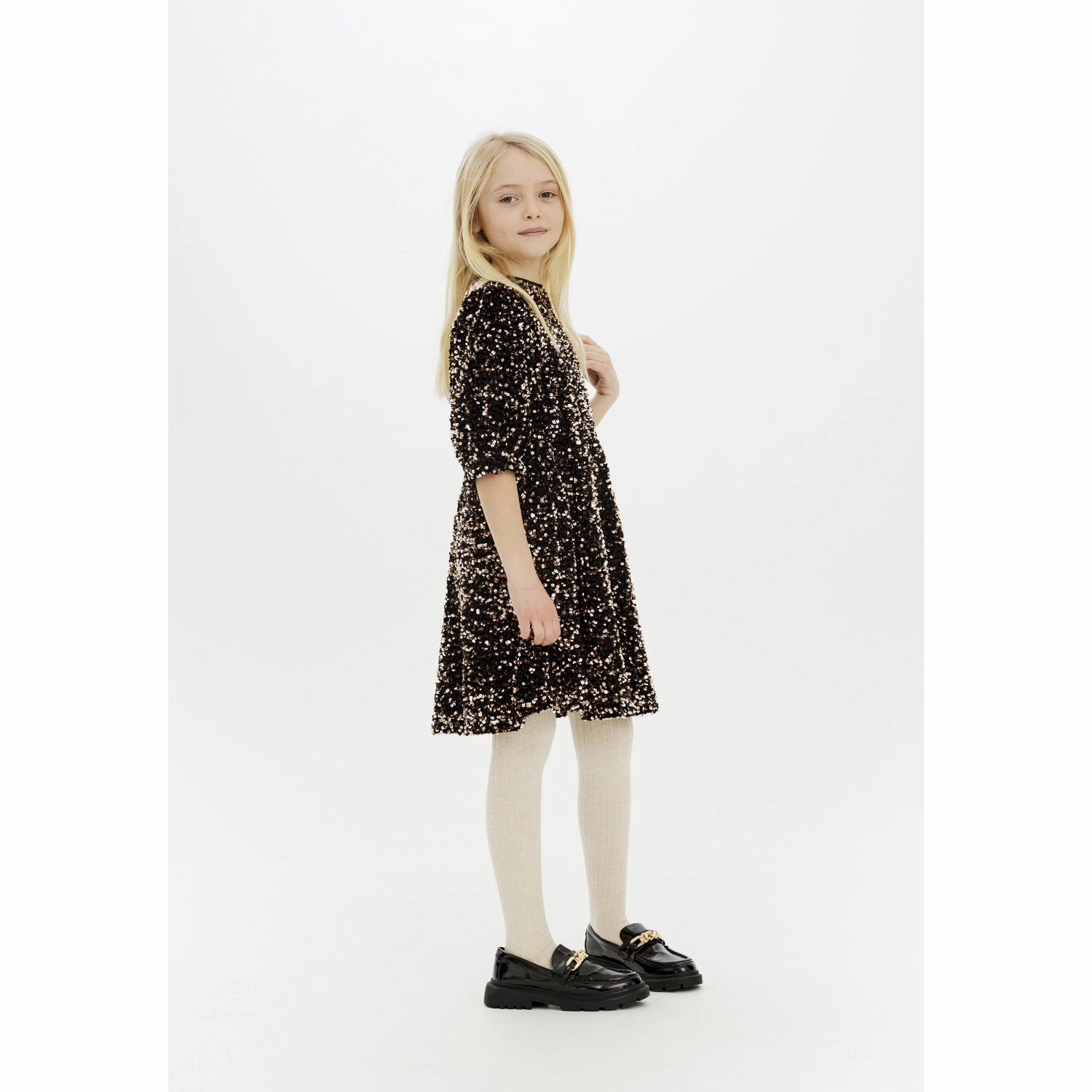 Urban appeal Feminine off-the-shoulder gown The New Black Beauty Marlin Sequin Dress