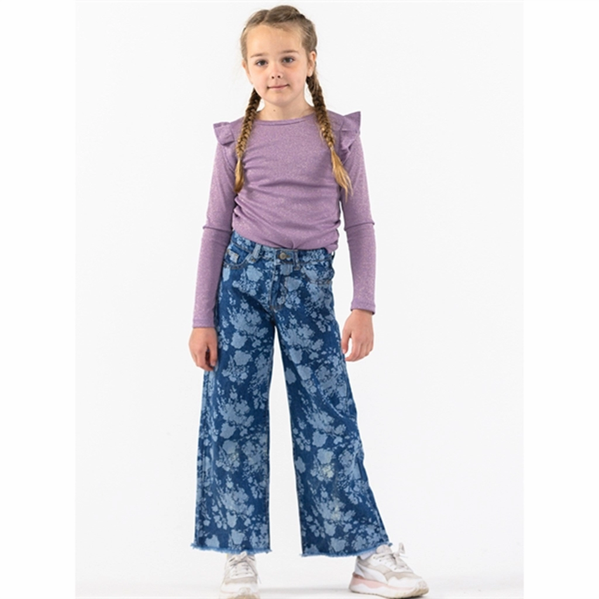 Advanced Stretch Recovery Bold Traveler Gear THE NEW Blue Denim Florana Wide Jeans