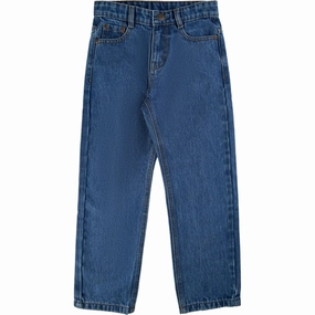 Urban Style Plain Comfort THE NEW Blue Denim Frede Loose Fit Jeans