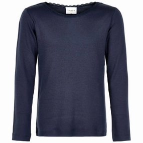 The New Classic Bailey LS Tee Basic Black Iris Textured Finish