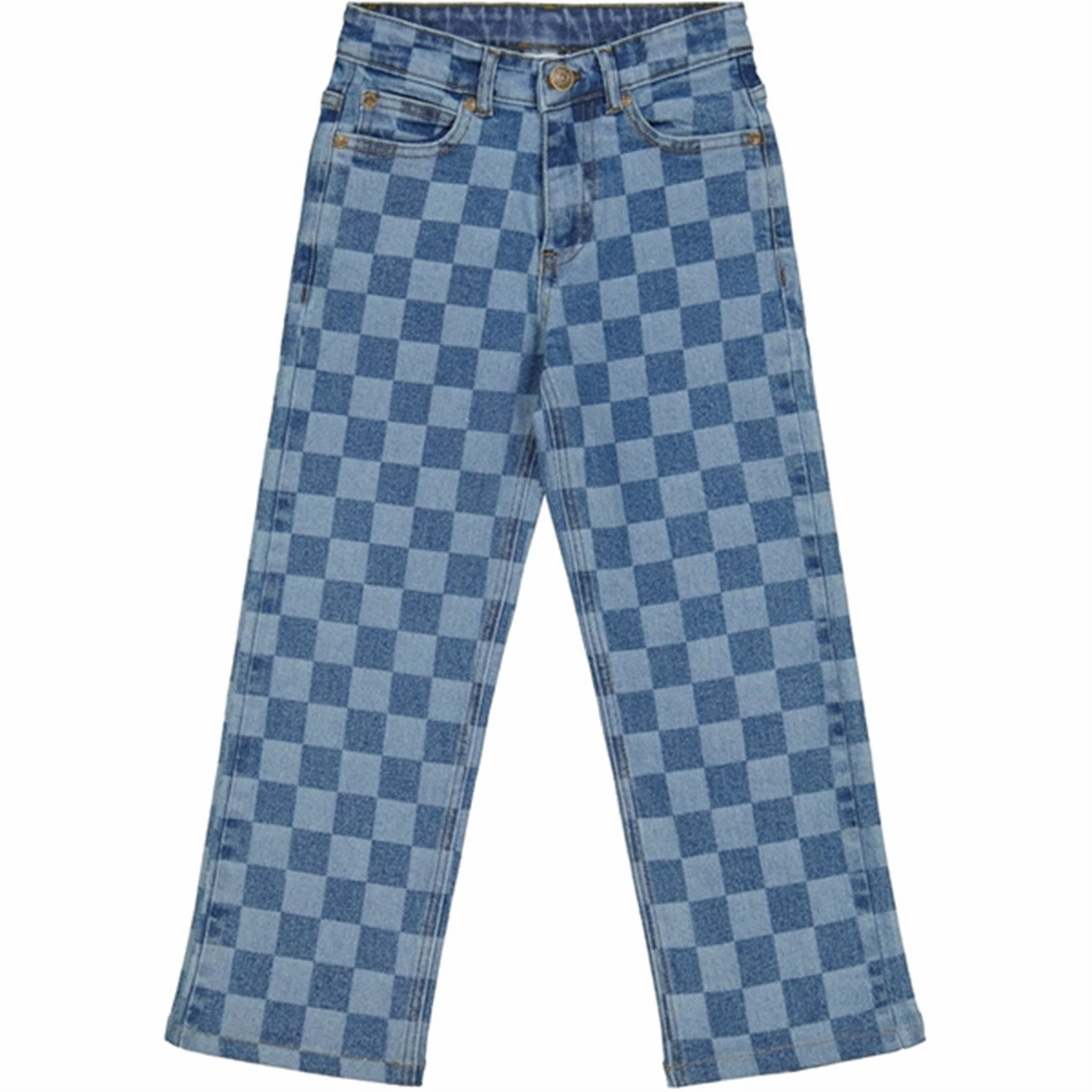 The New Dark Blue Hania Wide Jeans fresh feel