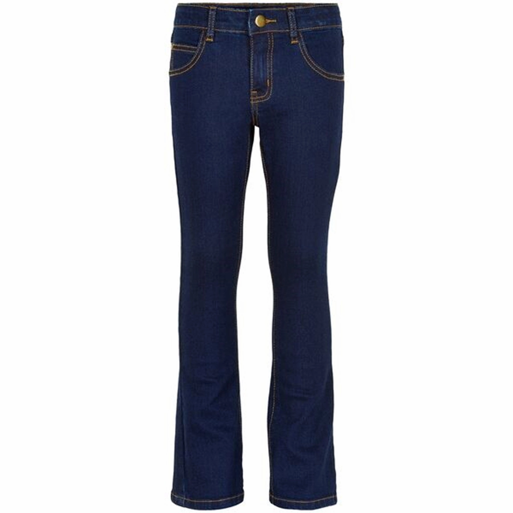The New Flared Jeans Unwashed Denim Versatile Weekend Style Neutral Casual