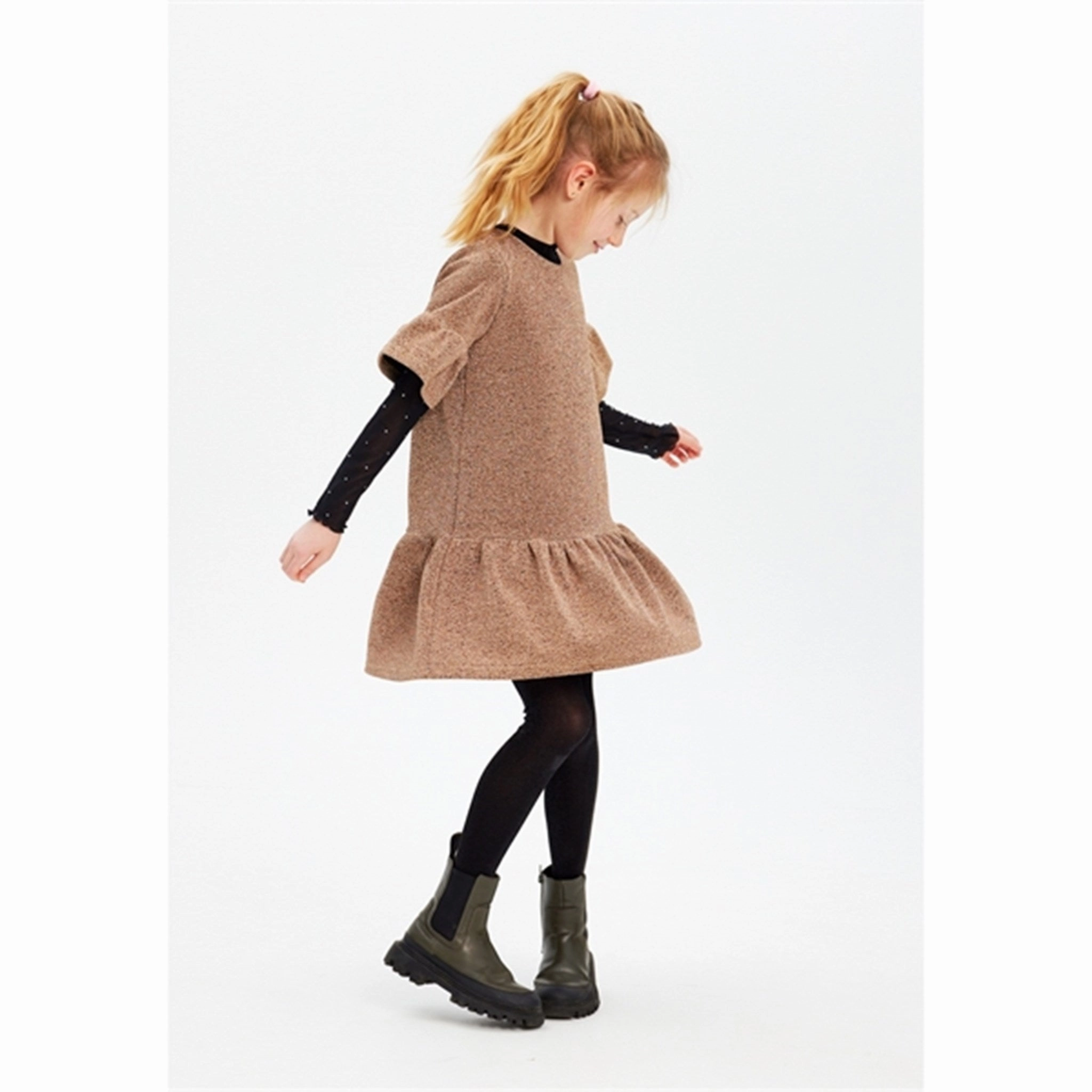 Crisp Finish Office Cool The New Gold Glitter Idalou Dress