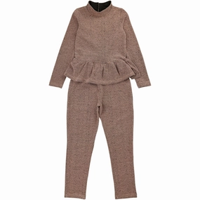 Shopping Chic The New Gold Glitter Idalou Jumpsuit