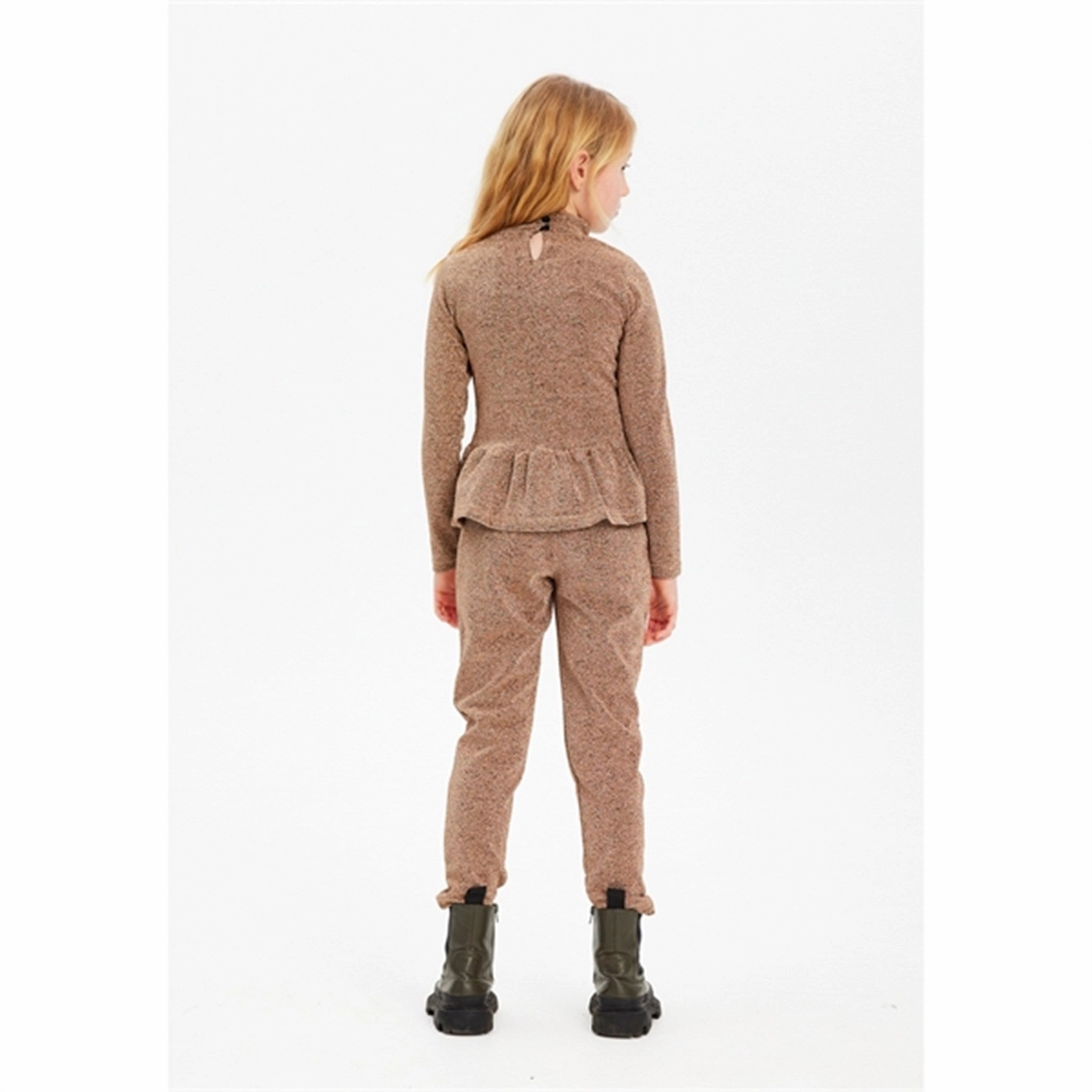 The New Gold Glitter Idalou Jumpsuit Stylish Indoor