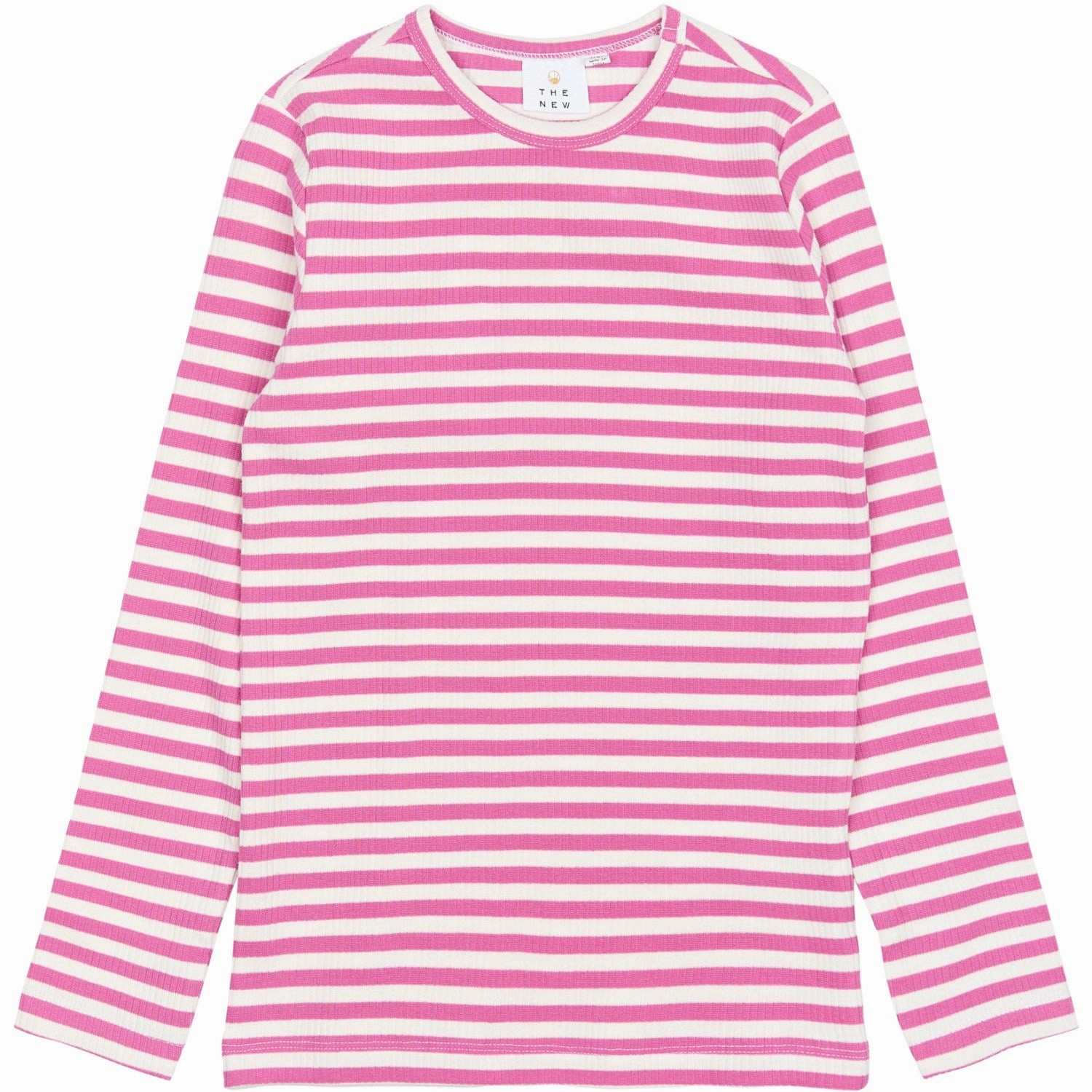 The New Ibis Rose Striped TNMoore L_S Rib Tee Luxurious Feel