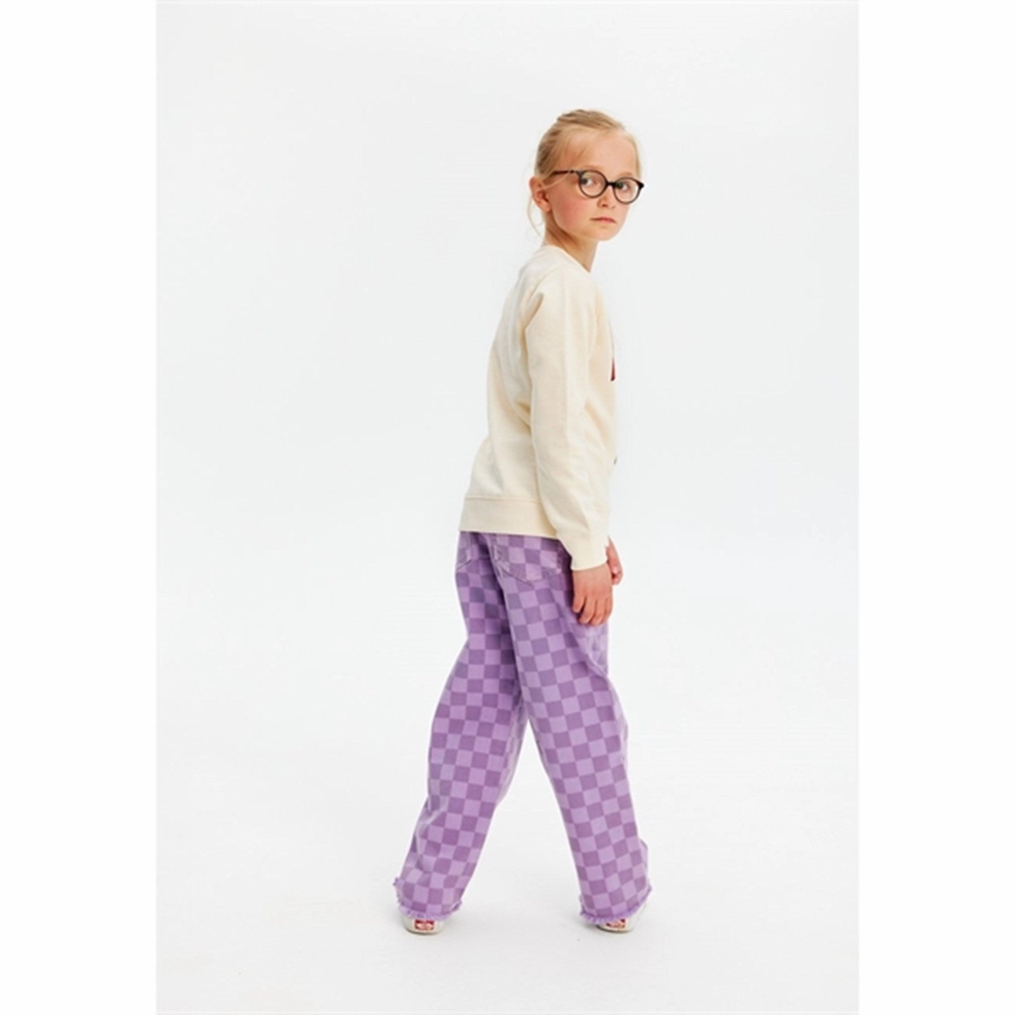 Evening Stroll Comfy Stylish Vibrant The New Lavender Herb Jania Wide Jeans