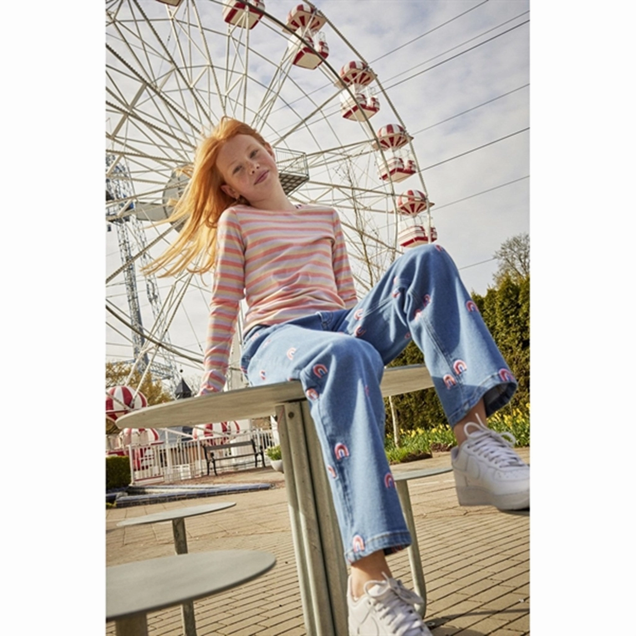 The NEW Light Blue Janet Wide Jeans Artist Vibe Sustainable