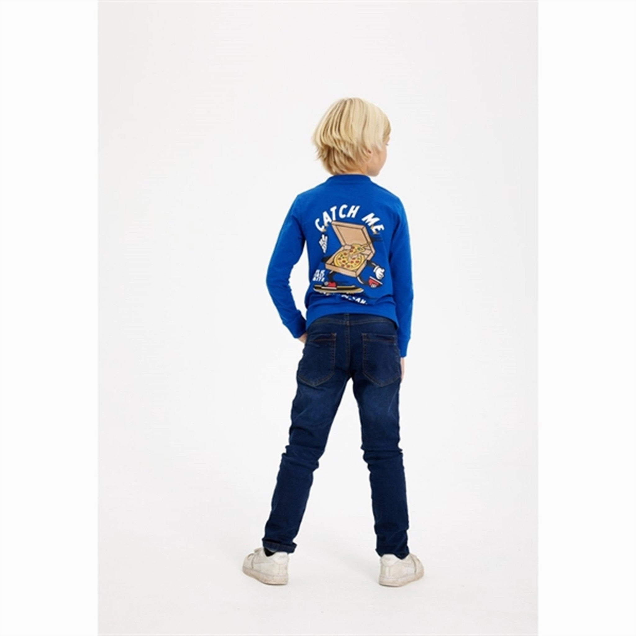 Patterned Texture The New Monaco Blue Hanson Blouse