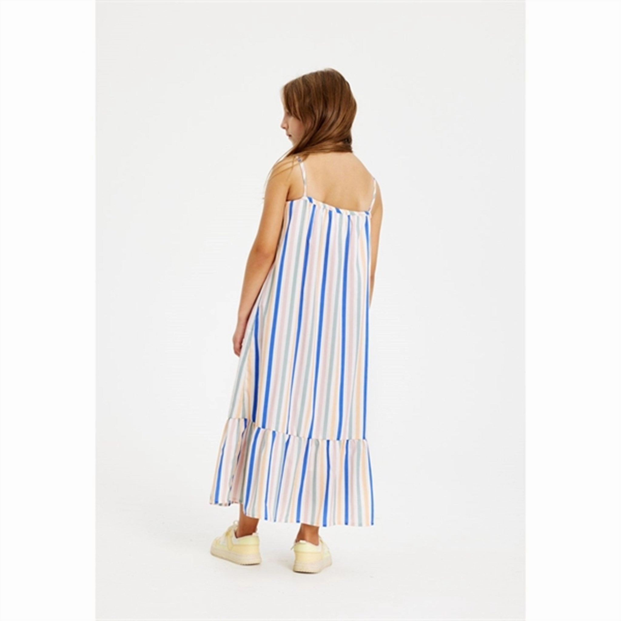 Zipper Closure Night Mood THE NEW Multi Stripe Goa Maxi Dress