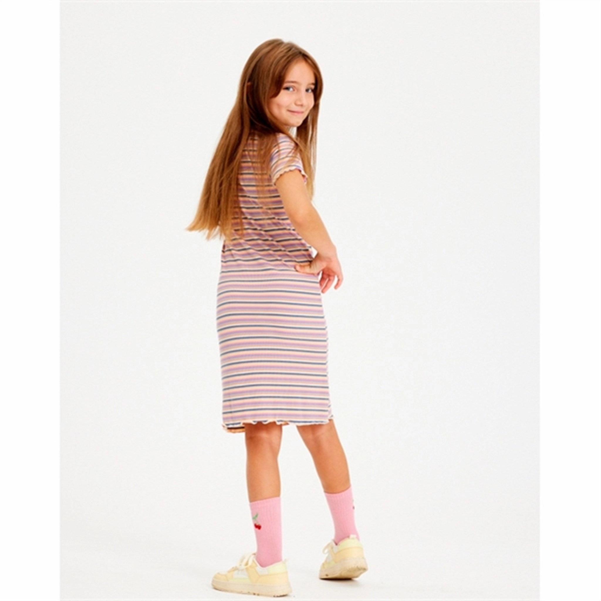 summer look THE NEW Multi Stripe Gola Rib Dress