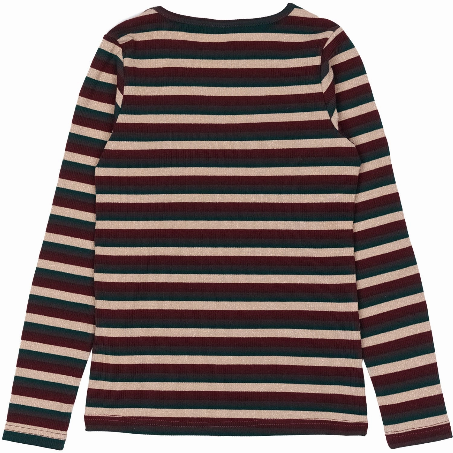 Active Wear Matte Finish The New Multi stripe Madeline Rib Blouse