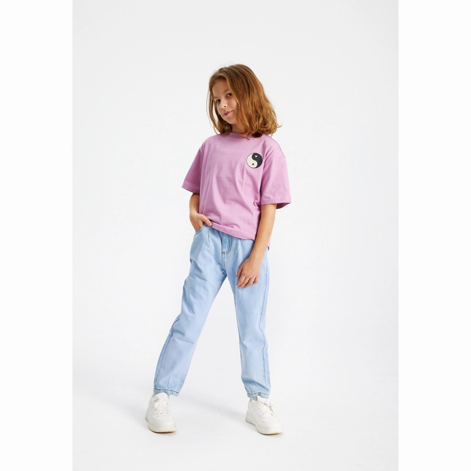 The New Orchid Haze Lina OS T-Shirt Timeless Style Relax Outfit