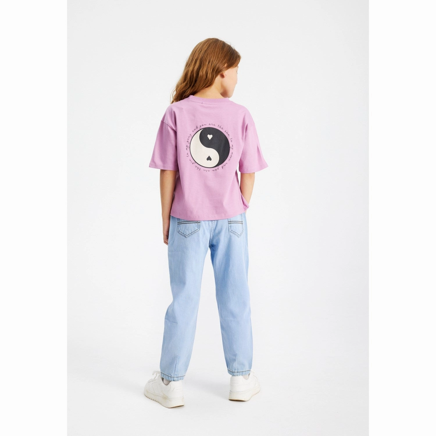 The New Orchid Haze Lina OS T-Shirt All-Season Wear SoftenedNeckline