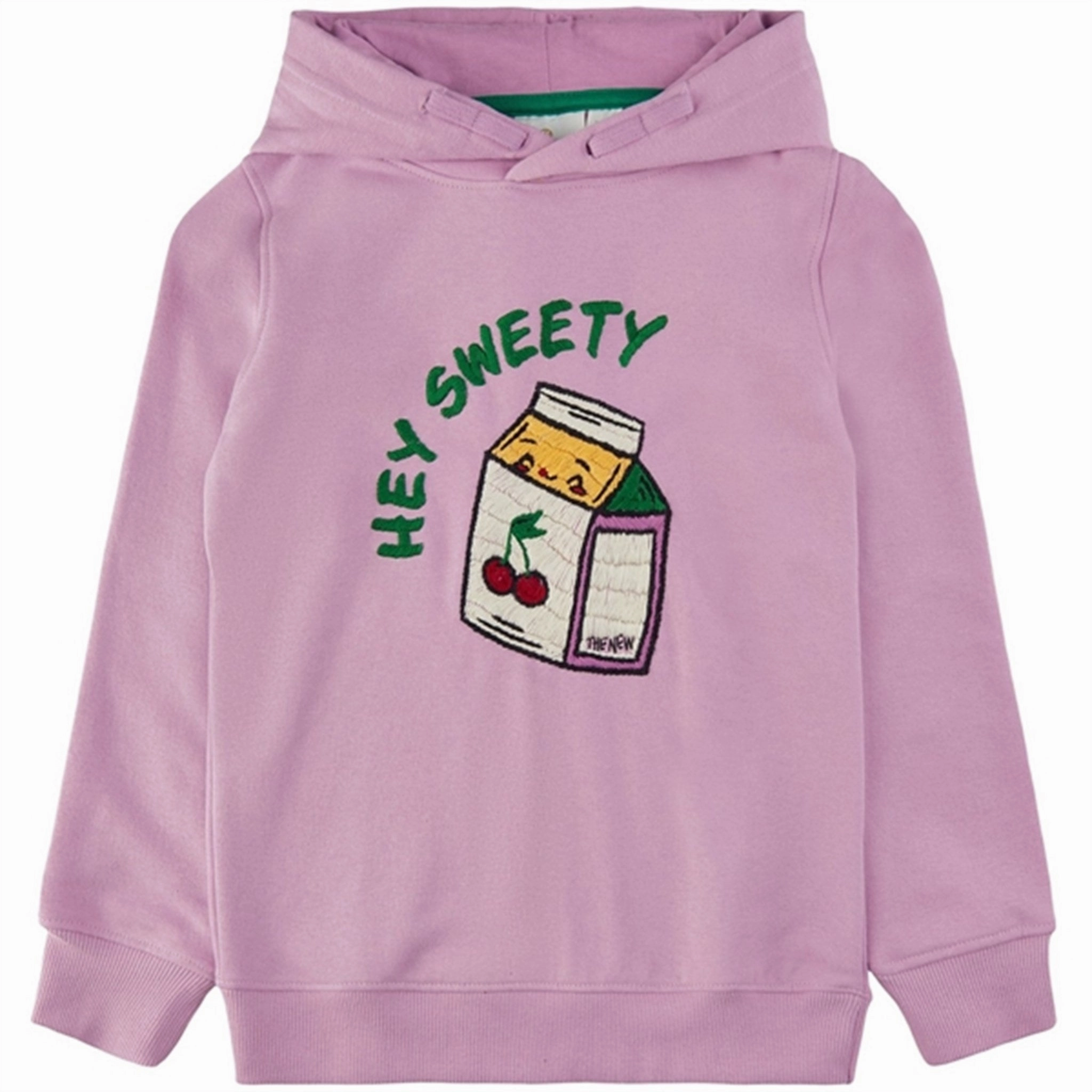 Plus size clothing Functional Pockets The New Pastel lavender Hey Hoodie