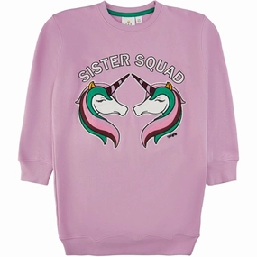 Casual and Smart The New Pastel lavender Honey Sweat Dress