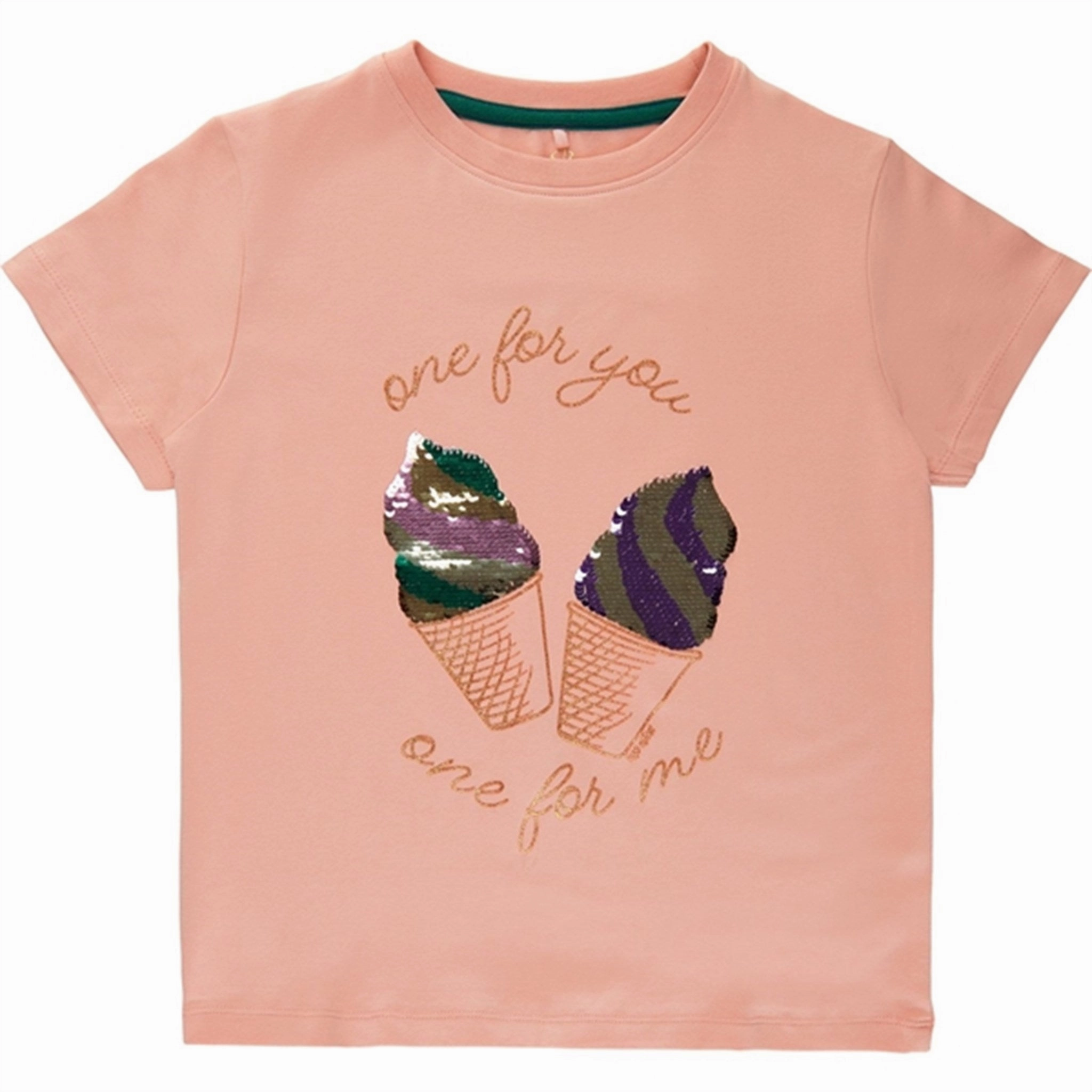 Loose Fit ReinforcedNeckline THE NEW Peach Beige Gabby T-shirt