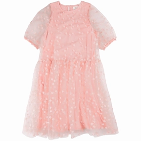 THE NEW Peach Beige Gracelyn Dress Smooth Look