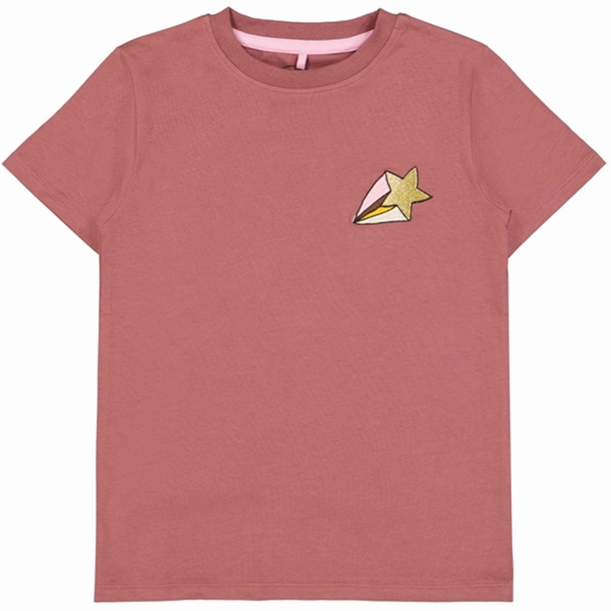 The New Rose Brown Hastara T-Shirt Round neck simplicity OversizedSilhouette