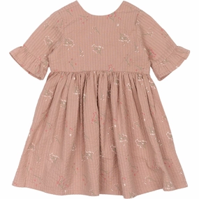 THE NEW Siblings Adobe Rose AOP Oline Dress Lace Ease Urban Look