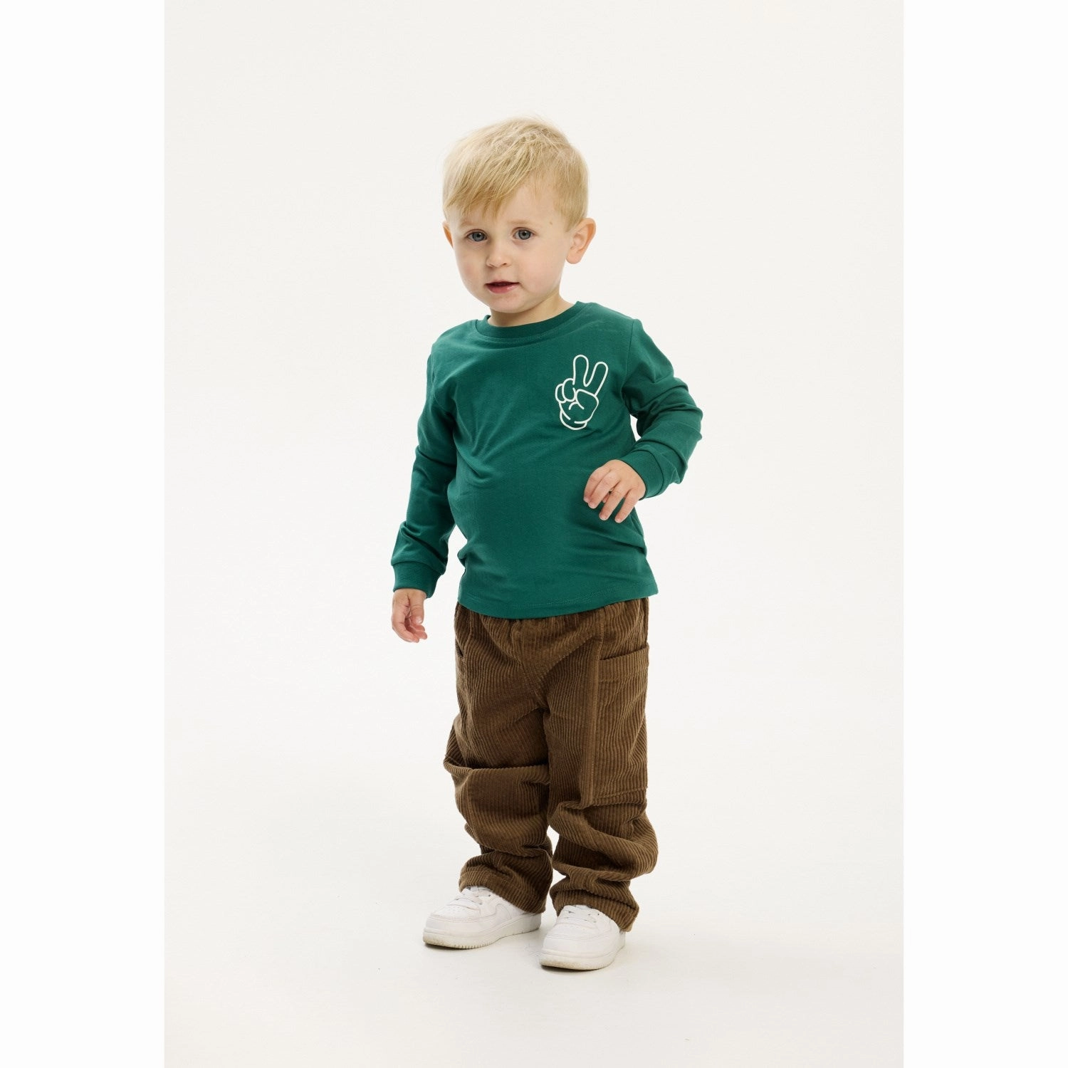 THE NEW Siblings Alpine Green TNSTPierson L_S Tee All-Ages Fit Fall Foliage