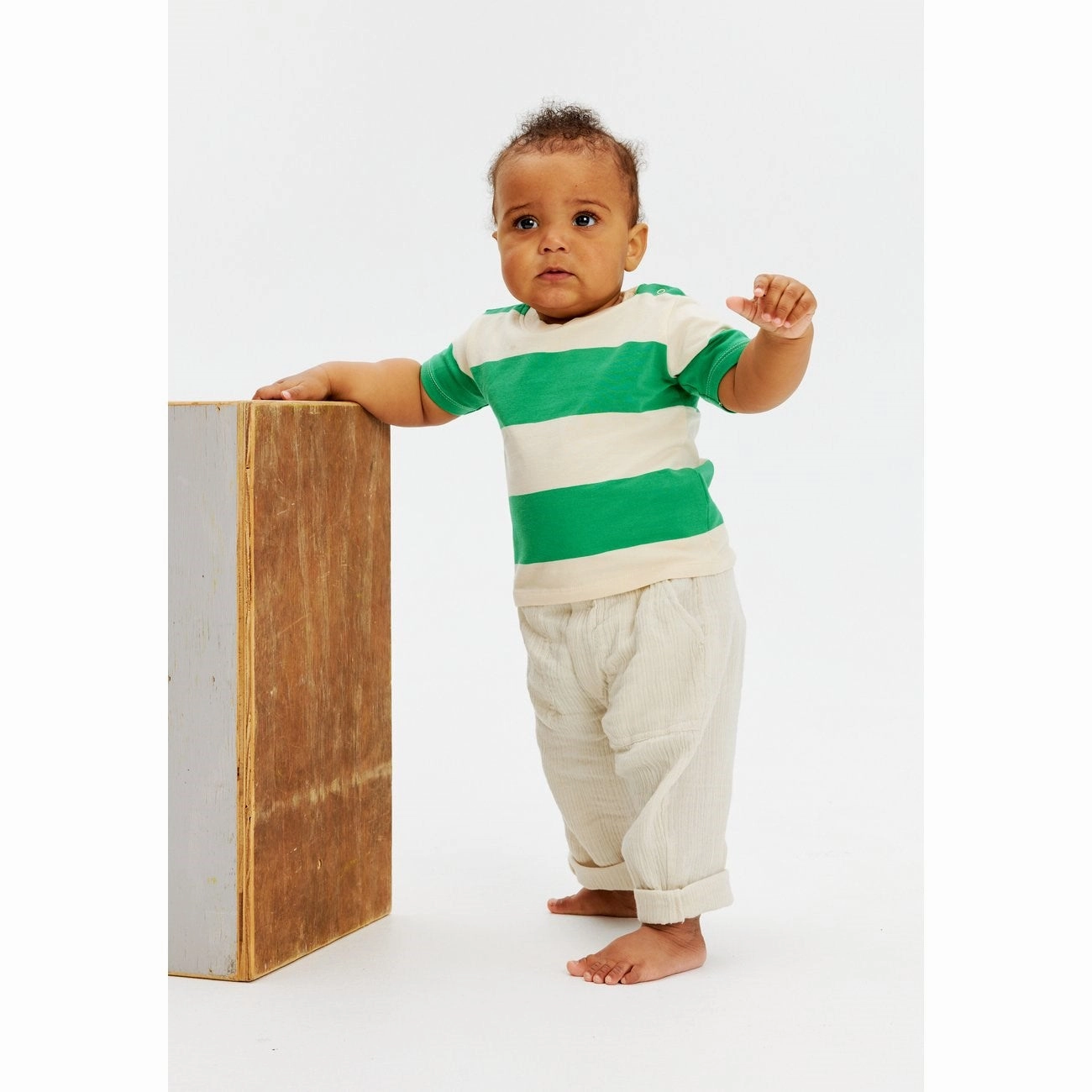 Flattering Shape Chic Cut THE NEW Siblings Bright Green Jae Mini T-Shirt