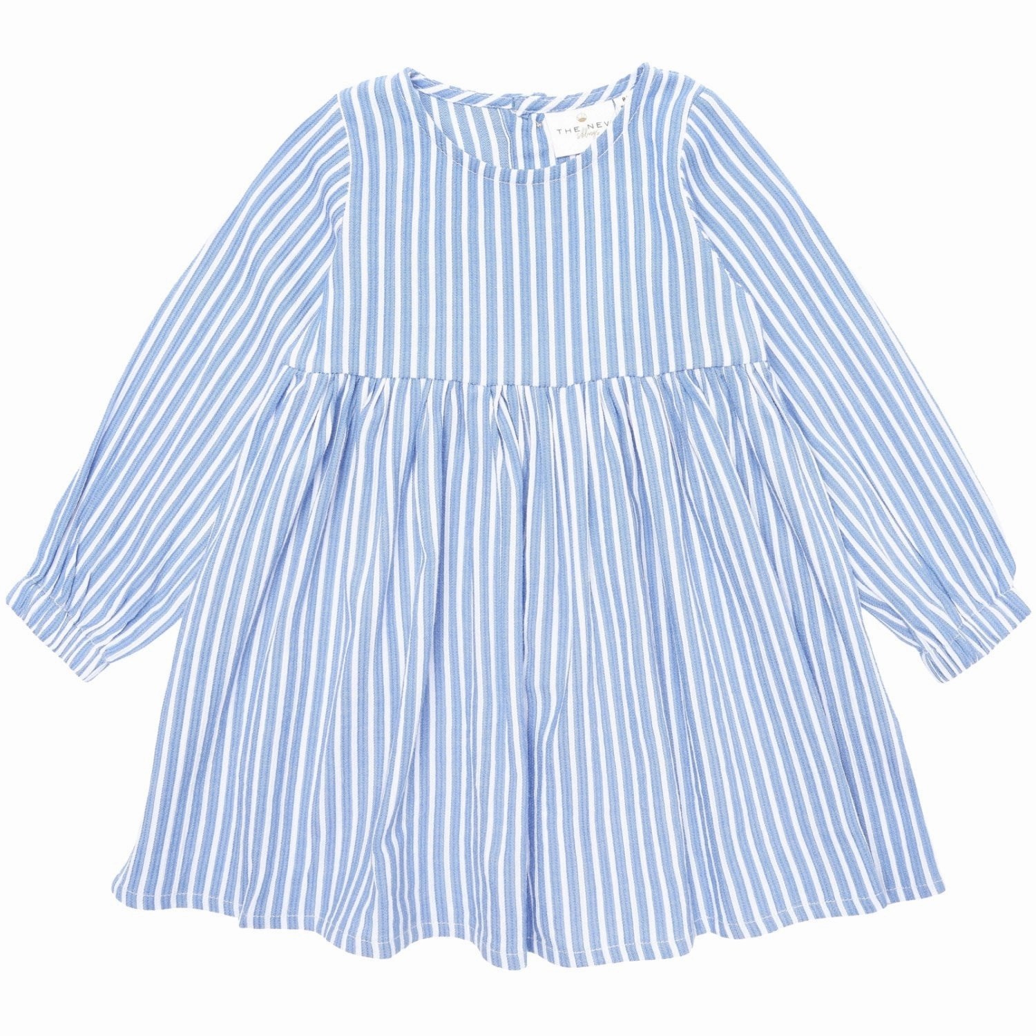 THE NEW Siblings China Blue Loa Dress Heart Glow Minimalist Look