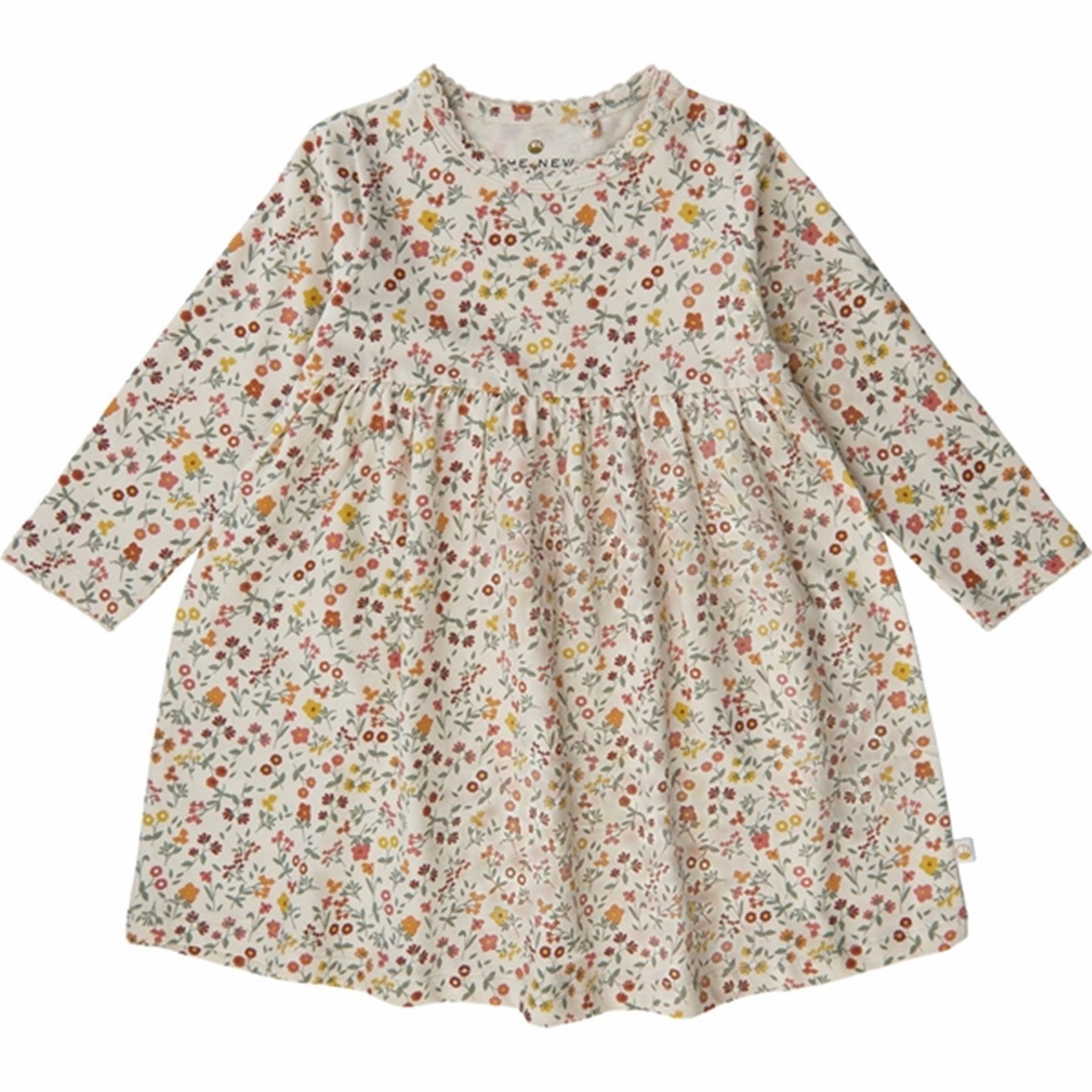 Soft Material Textured Flow THE NEW Siblings Flower AOP Flara Dress