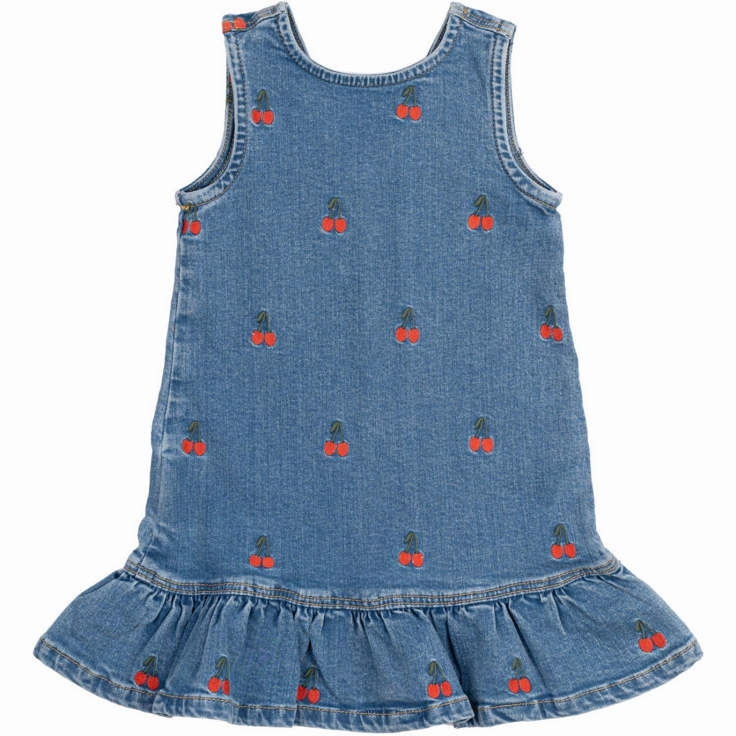 Wrap style THE NEW Siblings Light Blue Denim EMB Nayla Denim Dress