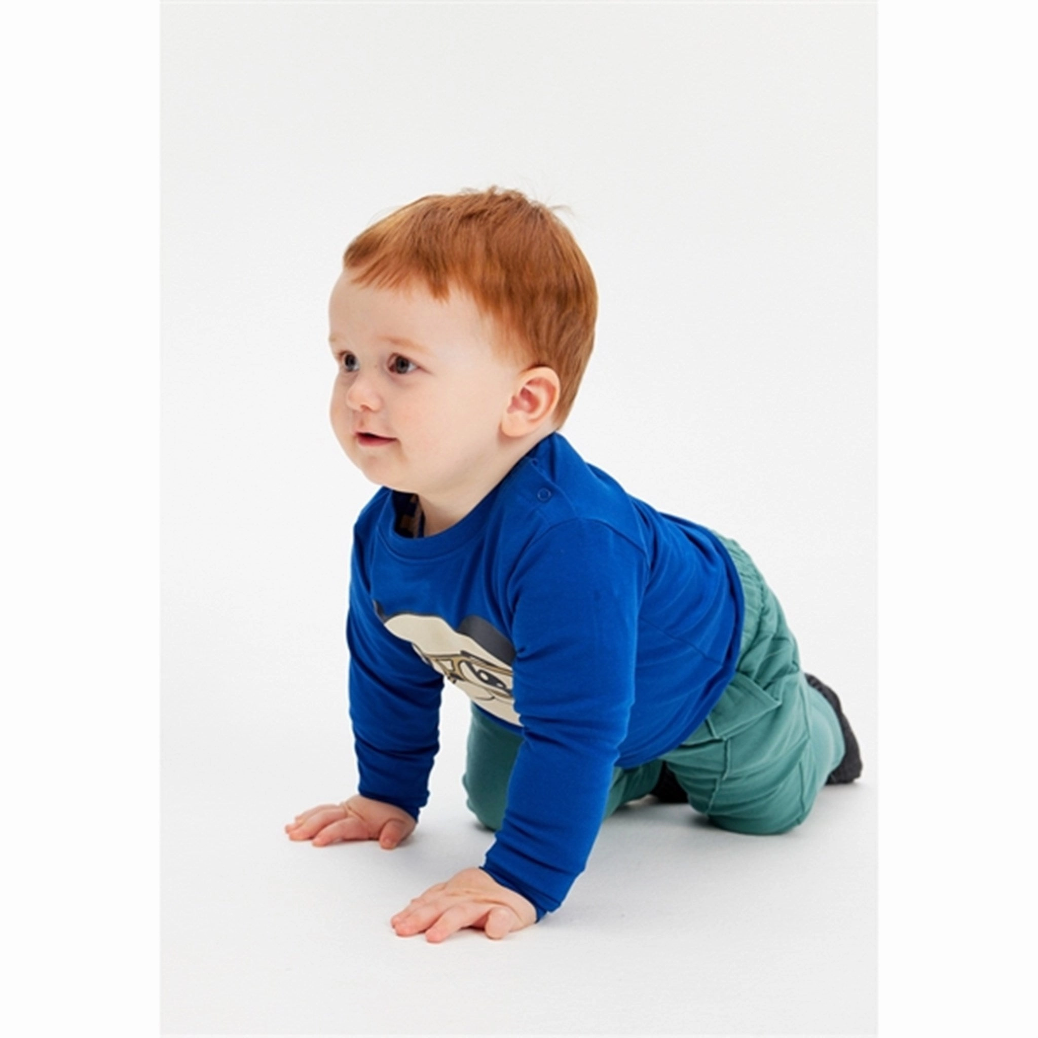 THE NEW Siblings Monaco Blue Iwer Blouse Wrinkle-Resistant