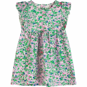 THE NEW Siblings Multi Flower AOP Janille Dress Contrast-Lining