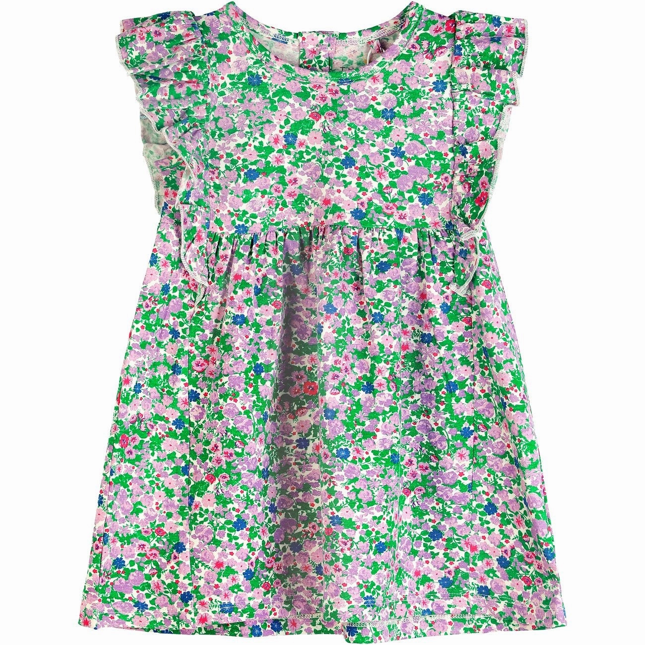THE NEW Siblings Multi Flower AOP Janille Dress Contrast-Lining