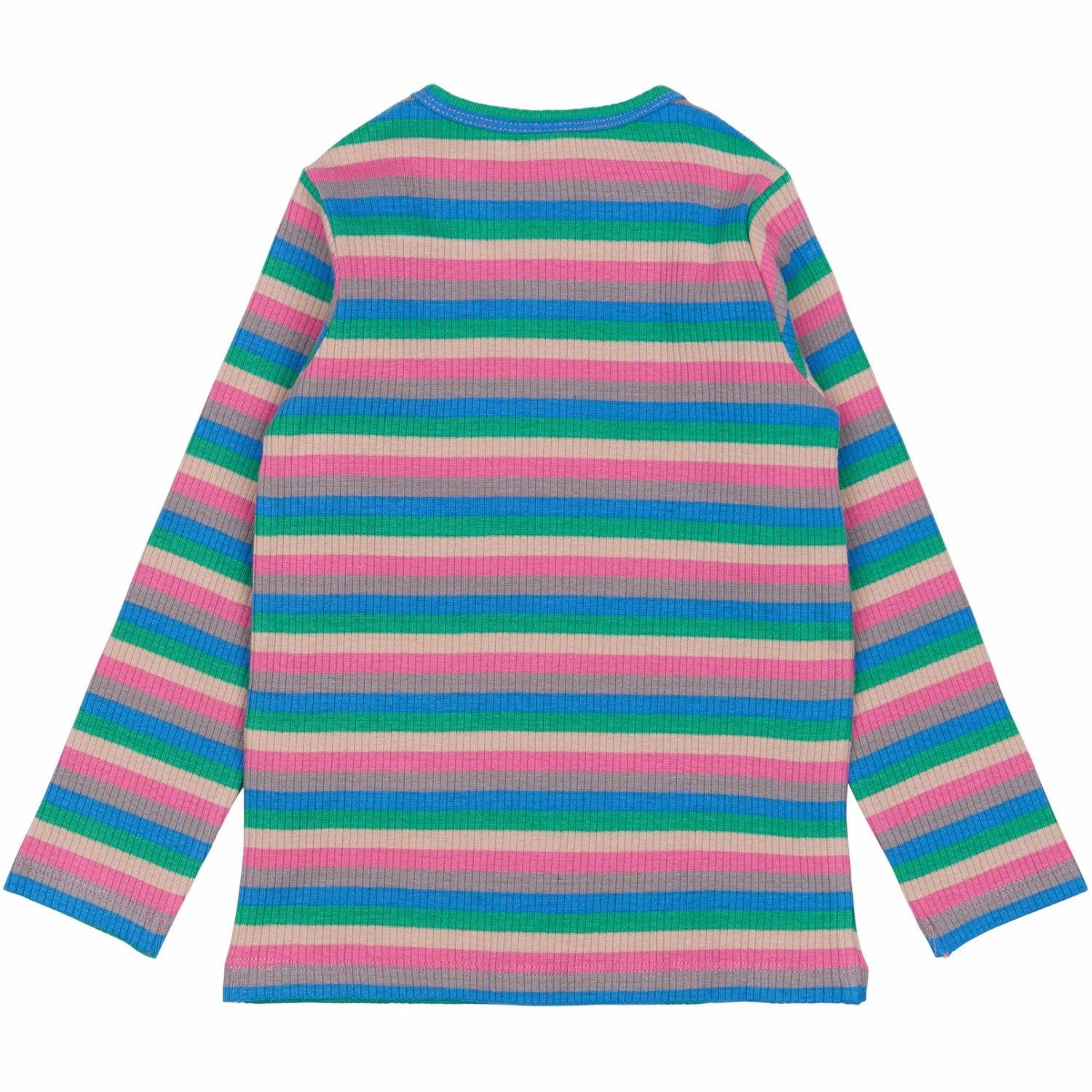 THE NEW Siblings Multi Striped Polly L_S Rib Tee Plus size option