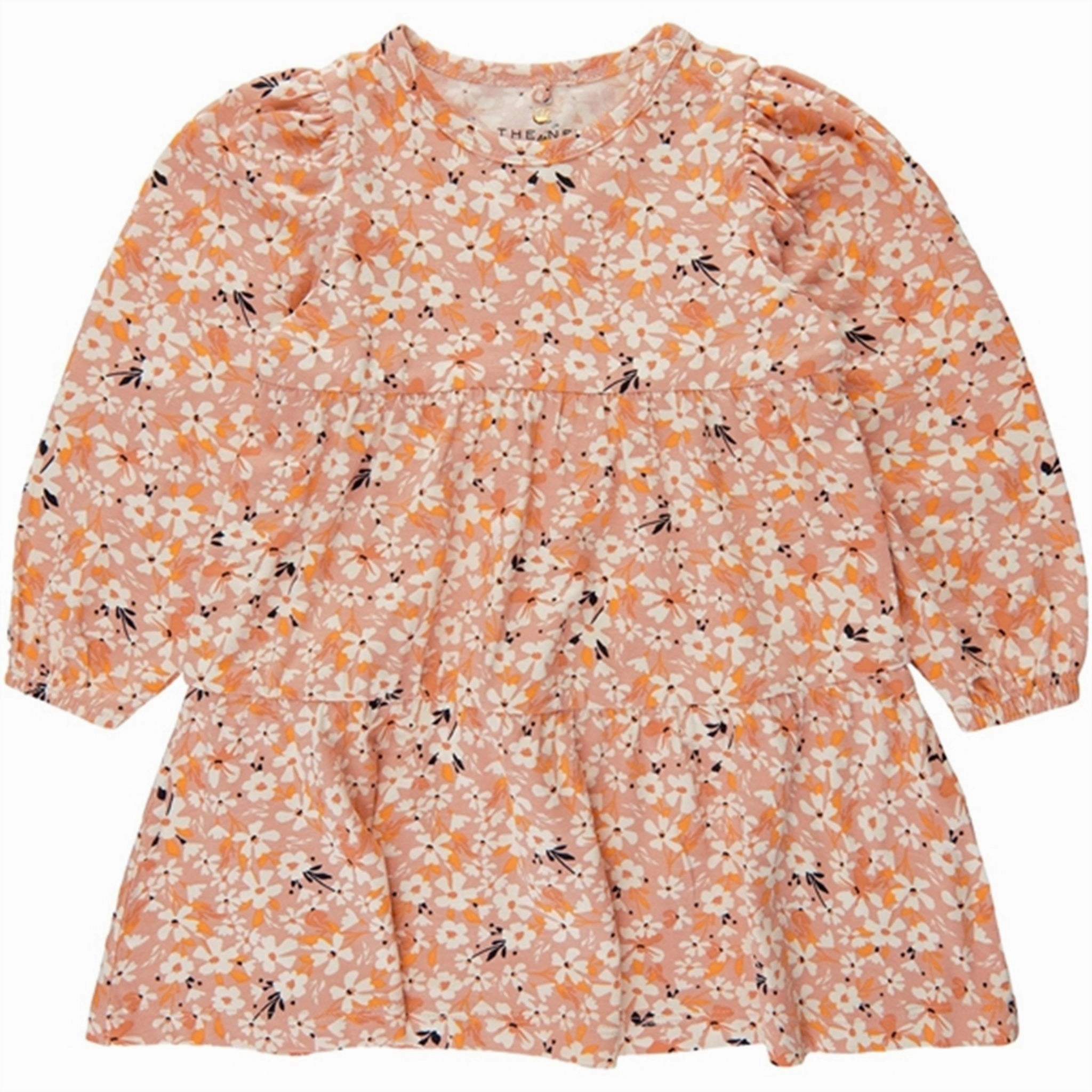 THE NEW Siblings Peach Beige Filia Dress Cool Fabric Casual Fit