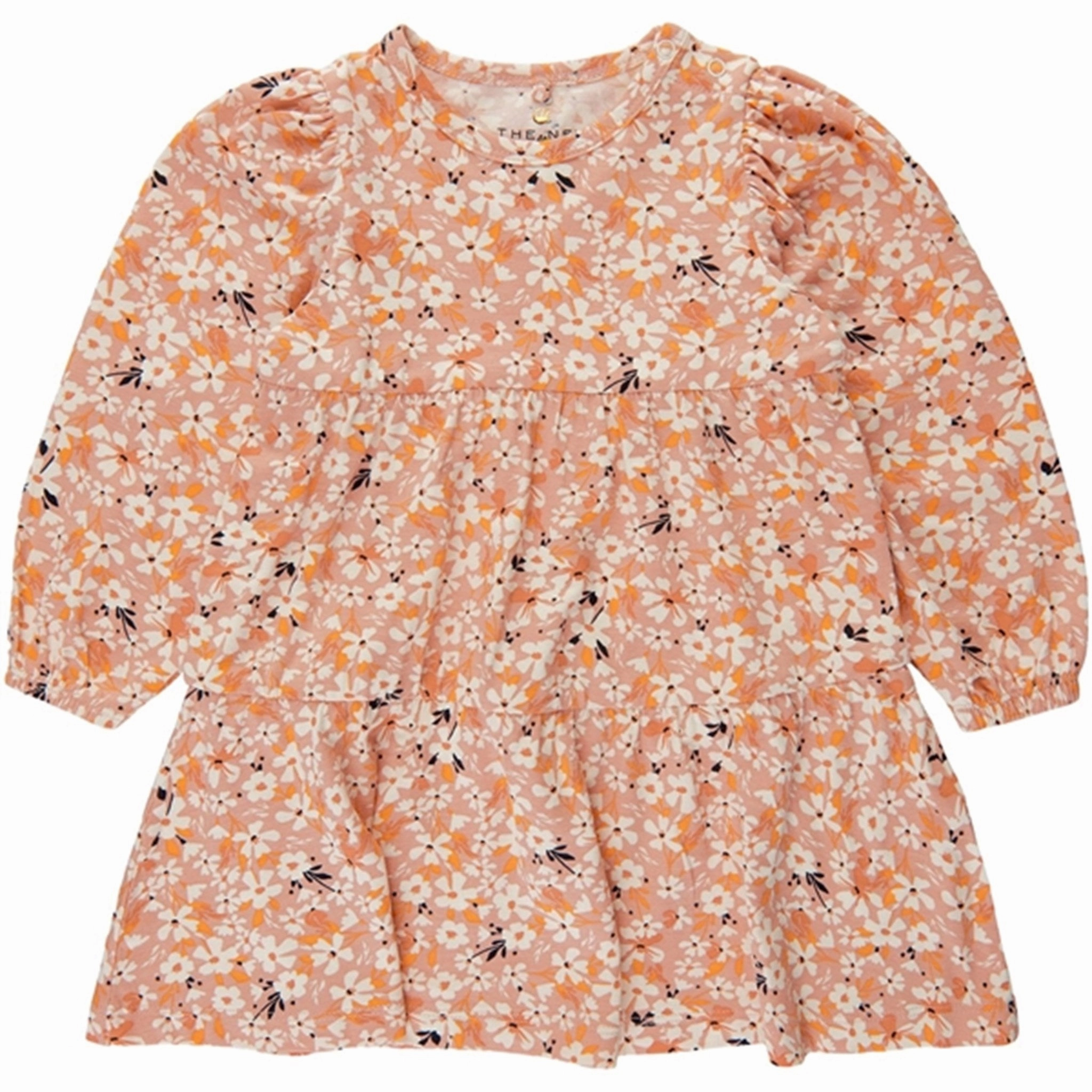 Travel Wear Midi-Length THE NEW Siblings Peach Beige Filia Dress