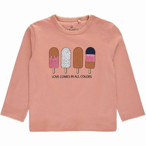 THE NEW Siblings Peach Beige Gullan Blouse Anti Pilling Finish Minimalist Aesthetic