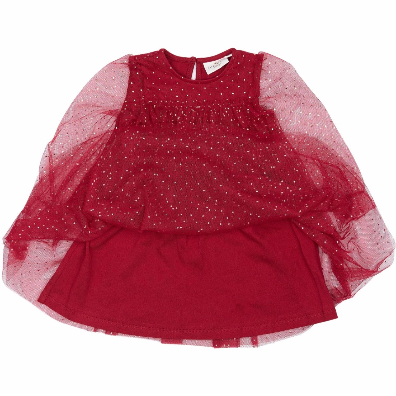 Gathered Skirt THE NEW Siblings Rio Red Macie Dress