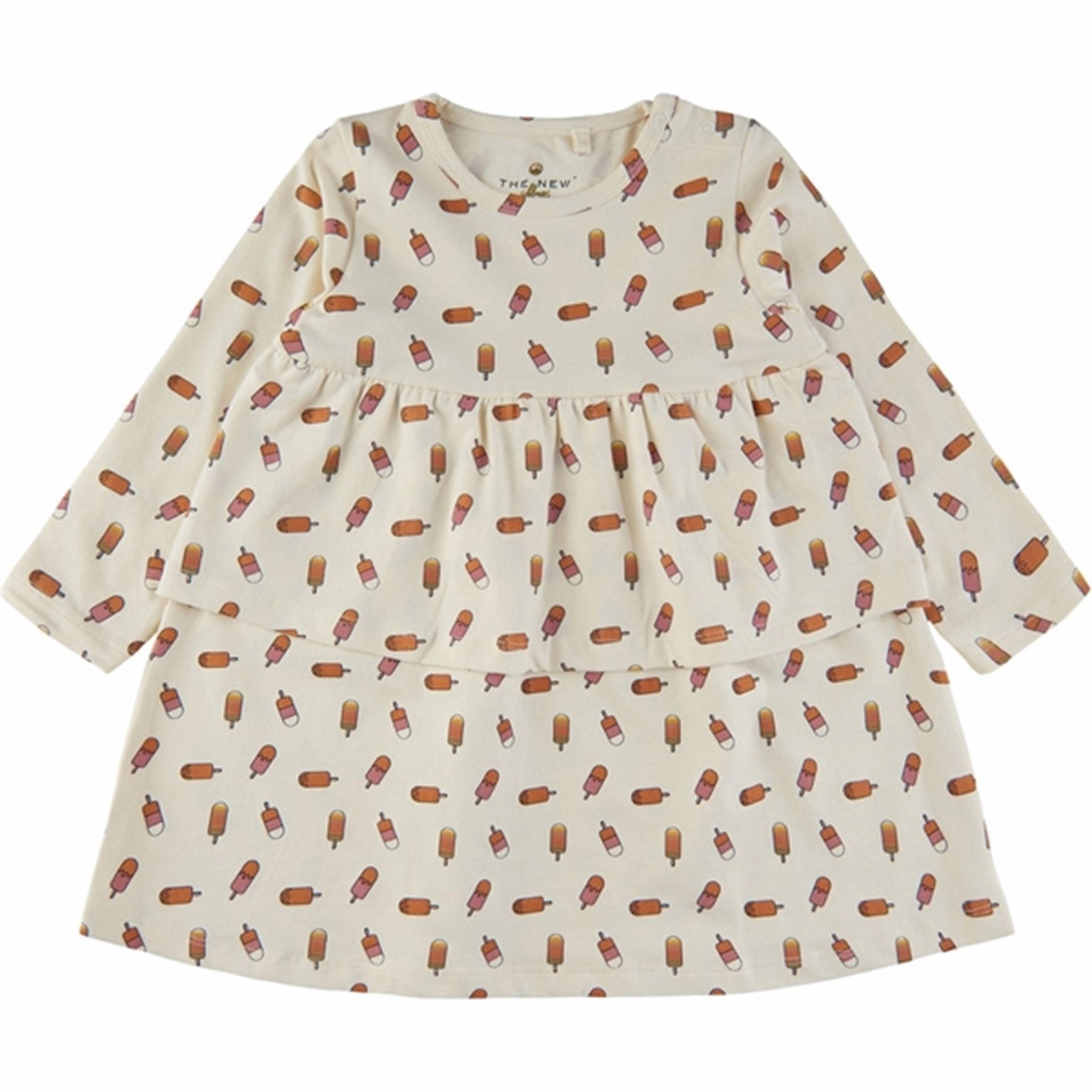 THE NEW Siblings Tiny Ice AOP Glace Dress Balanced Tones