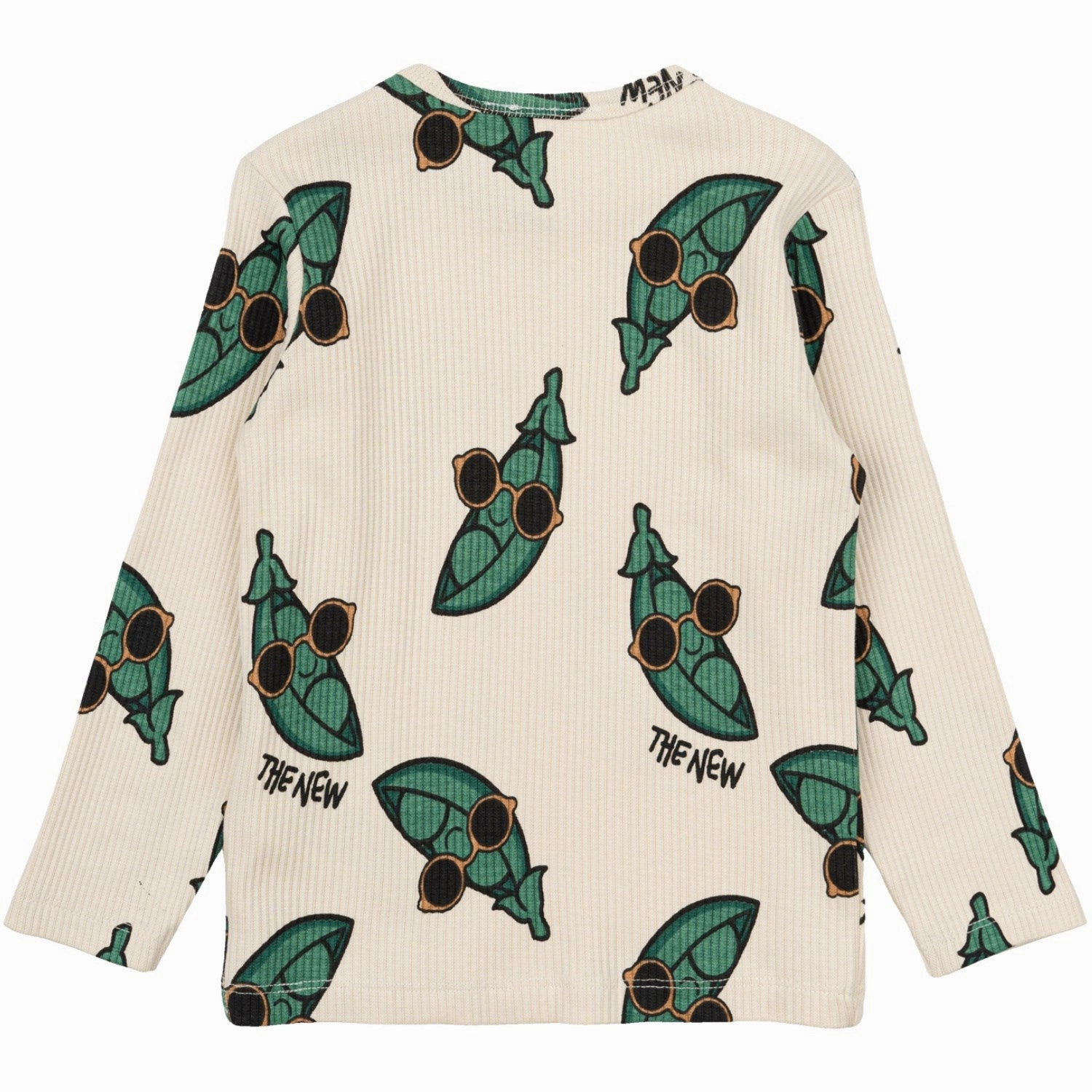 THE NEW Siblings White Swan AOP Nevi Rib Blouse Statement Maker Budget Friendly