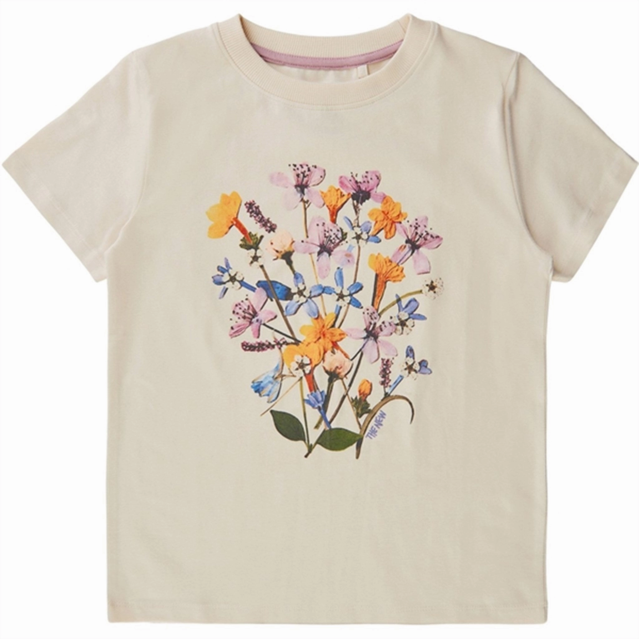 THE NEW White Swan Flower T-shirt Fun and Playful