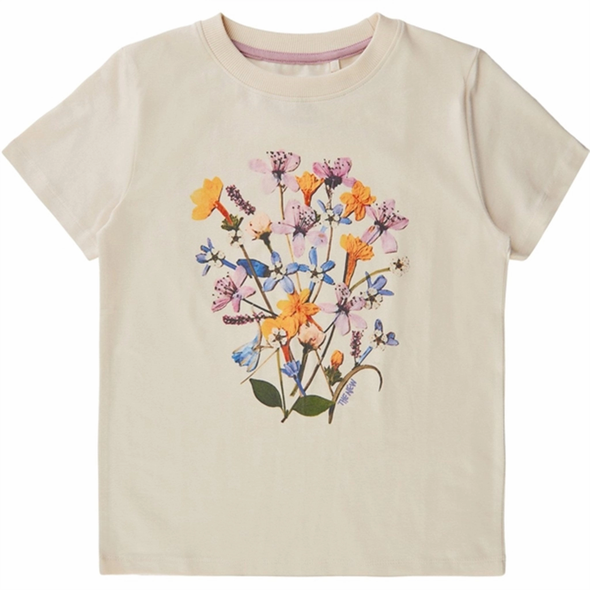 Comfy Touch THE NEW White Swan Flower T-shirt