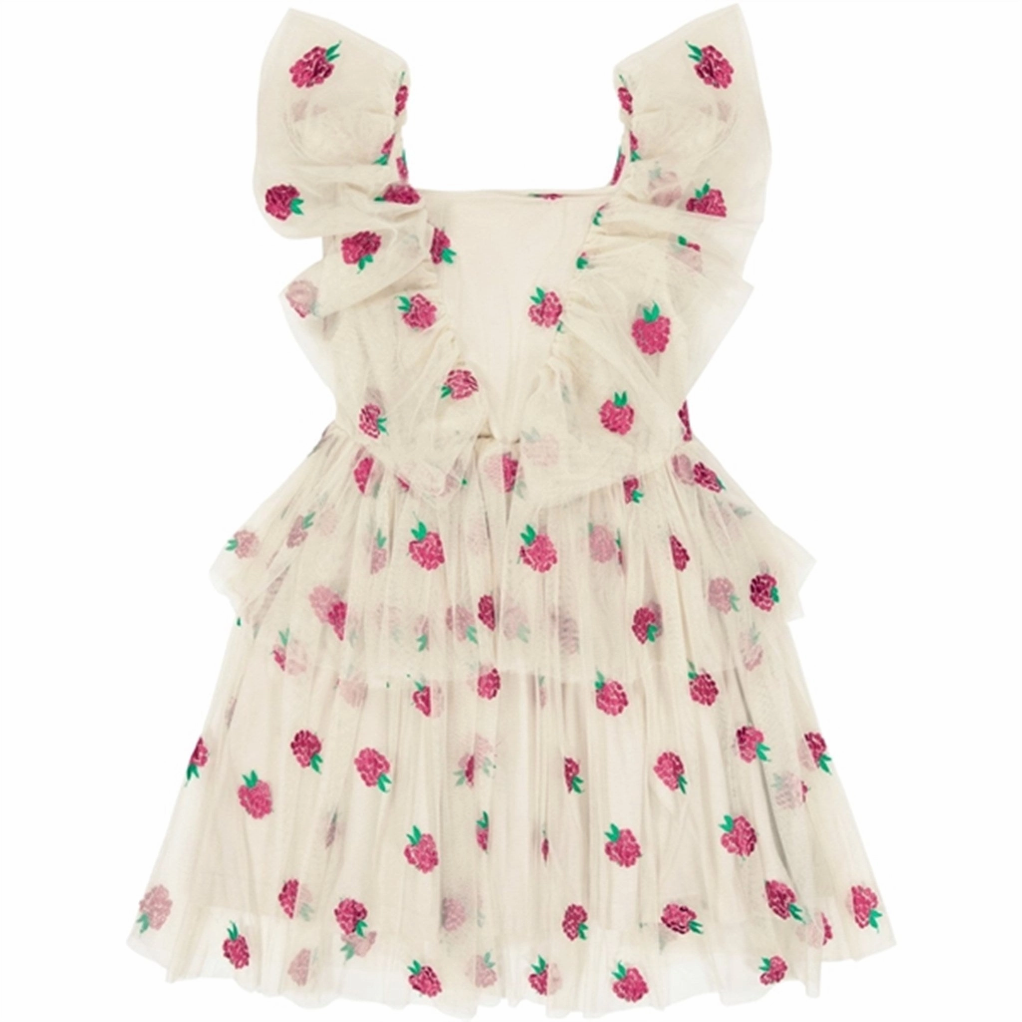 The New White Swan Johanna Dress Soft Detail Cotton Skin