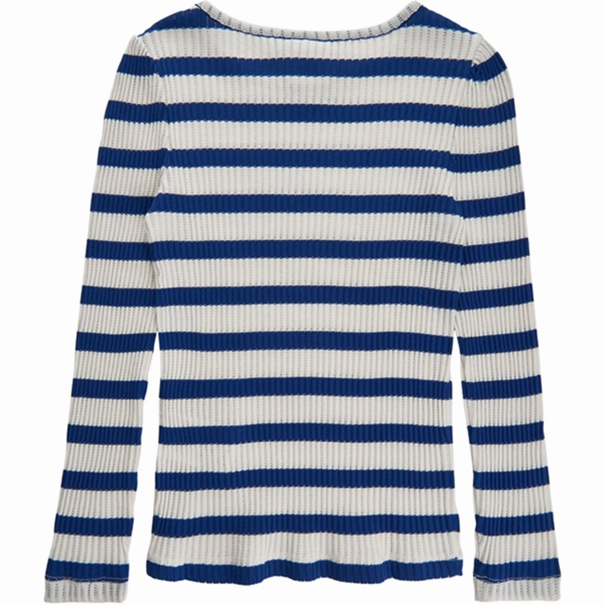 THE NEW White Swan/Limoges Striped Shirt Sweat-Absorbing