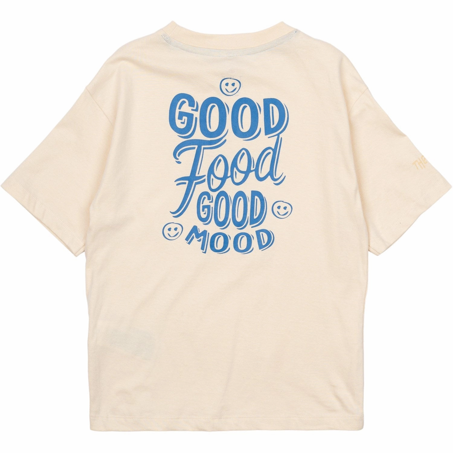 The New White Swan Norwood Oversize T-Shirt Raw Edge Hem