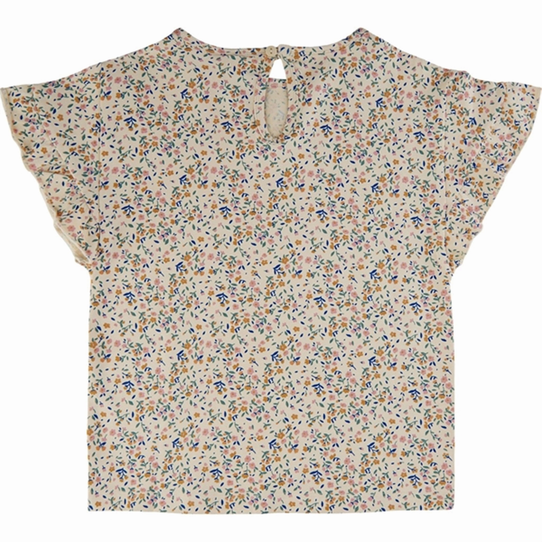 THE NEW White Swan Tiny Flower AOP Geneva T-shirt Breathable Fit